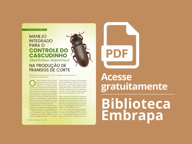 Manejo integrado para o controle do cascudinho na produção de frangos de corte