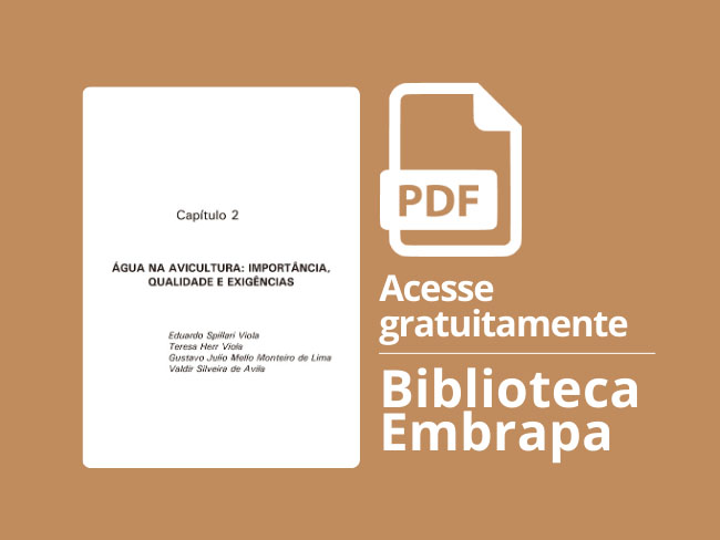 Água na avicultura: importância, qualidade e exigências