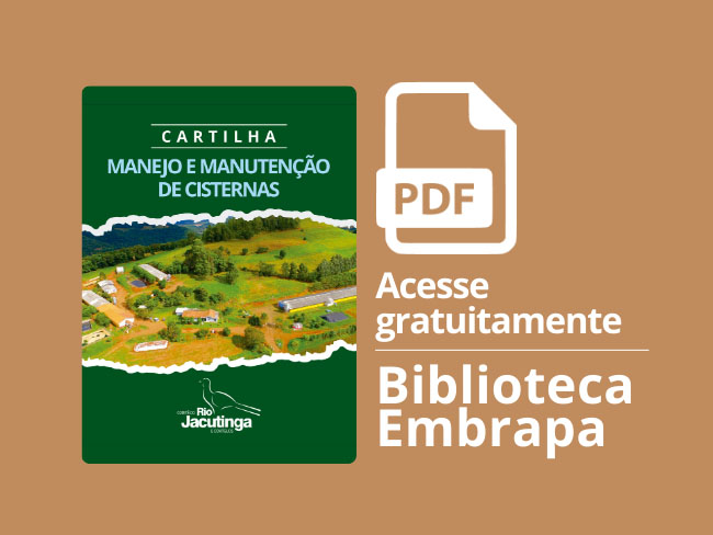 Manejo e manutenção de cisternas