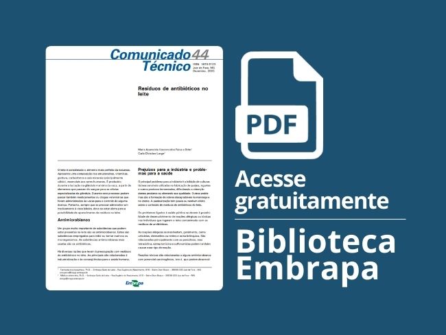 Resíduos de antibióticos no leite